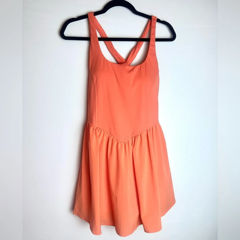 Halara Breezeful Backless Corset 2-in-1 Pocket Mini Quick Dry Flowy Active Dress - Picture 5 of 16